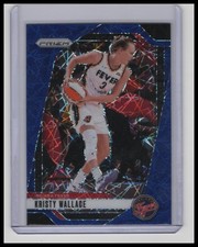 2024 Panini Prizm WNBA #133 Kristy Wallace Blue Velocity Prizms