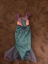 Disney Ariel the Little Mermaid Costume Dress 7-8 George
