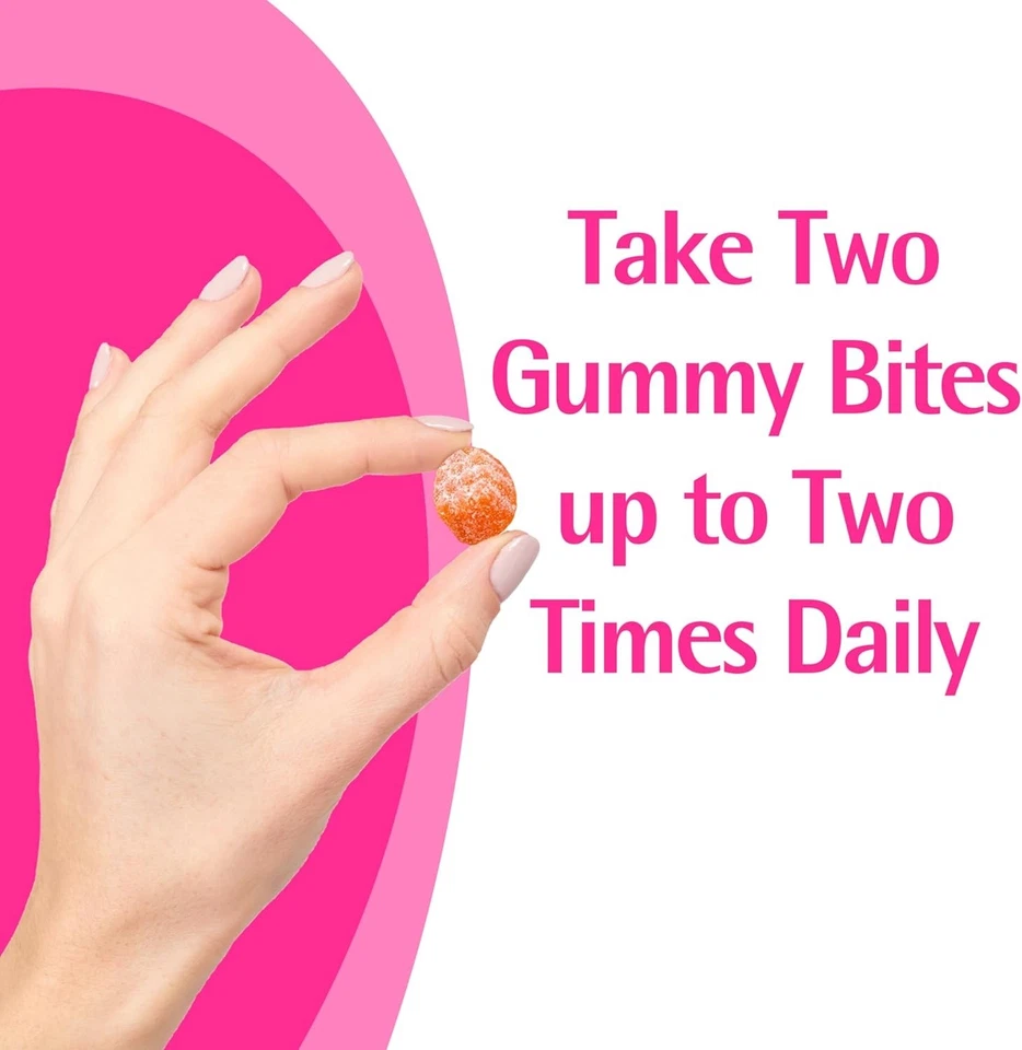 100 COUNT - Caltrate Gummy Bites Calcium and Vitamin D Supplement - 500mg - Image 4 of 4