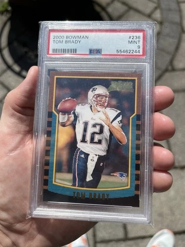 2000 Bowman Tom Brady #236 Rookie Card RC PSA 9 Mint First Balllot GOAT CENTERED
