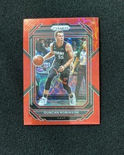 2022-23 Panini Prizm Duncan Robinson #168 Red International 80/88 Heat EB14