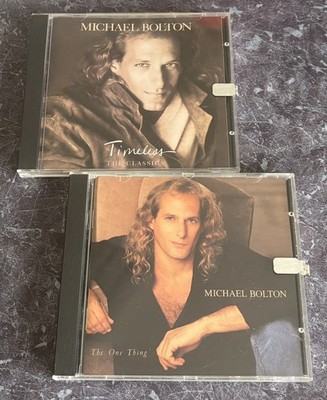 MICHAEL BOLTON - The One Thing CD & Timeless (The Classics) CD lot of 2 CDs