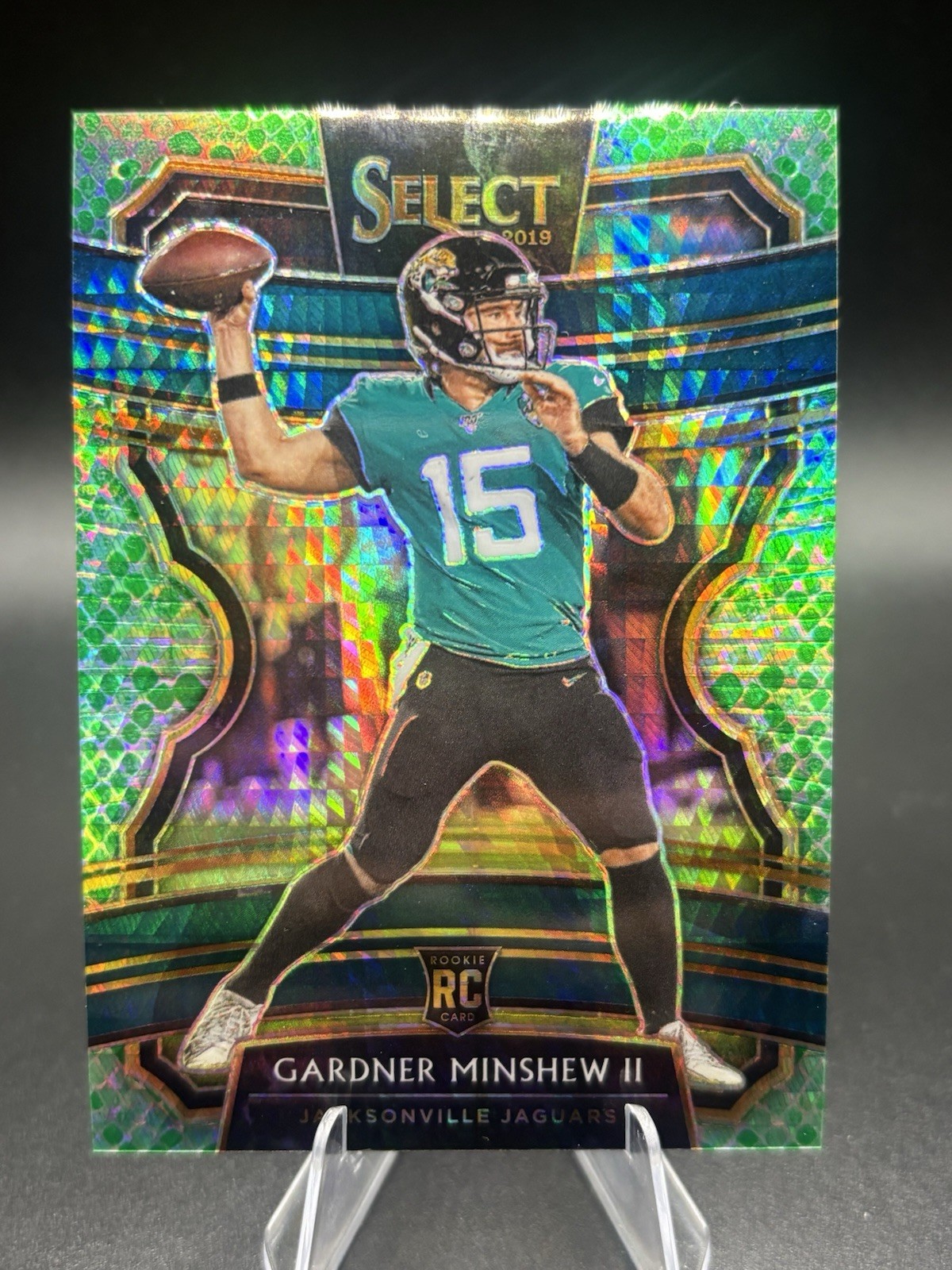 2019 Select Prizm Concourse RC Gardner Minshew II #1 RC Dragon Scale /88 Chiefs