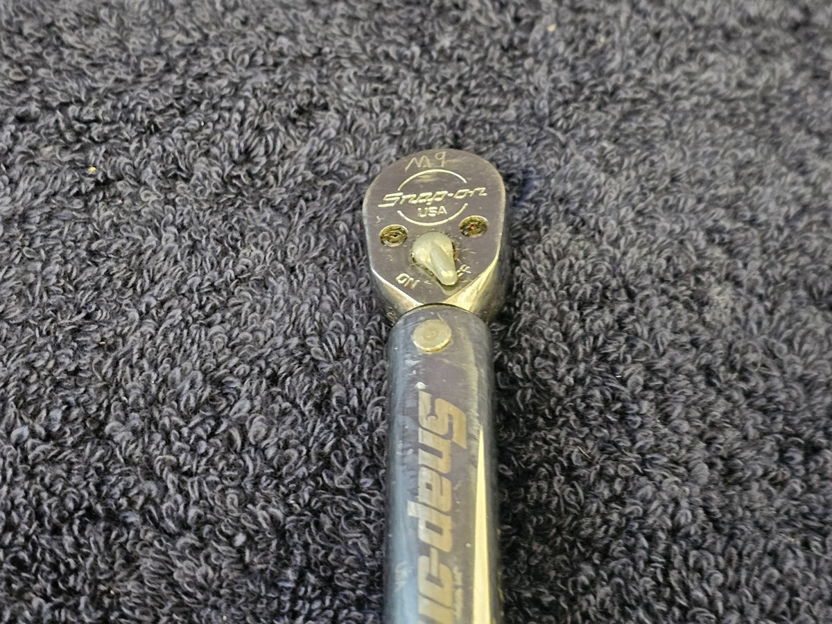 Snap-on QD1R50 Ratchet Click Torque Wrench Reversable 1/4 Drive 10 