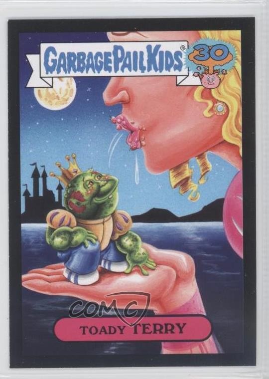 2015 Topps Garbage Pail Kids 30th Anniversary Comic Book Covers Black #7a Toady Terry front