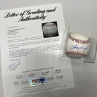 Los Angeles Dodgers Sandy Koufax Signed Baseball PSA Letter Signature Bleeding