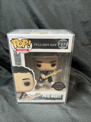 Funko Pop! - PETE WENTZ #212 - FALL OUT BOY In Protective Case