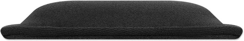 Manhattan 445 x 100mm Water Resistant Wrist Rest Soft Foam Non-Slip Base Black - Immagine 3 di 4