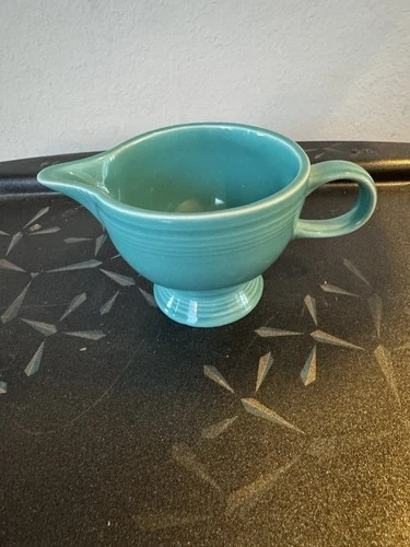 Vintage Fiesta Turquoise Creamer Fiestaware Homer Laughlin USA EUC