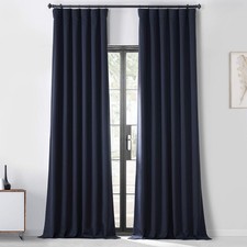 HPD HALF PRICE DRAPES 100 Blackout Curtains for Bedroom Living Room 50 X 1...