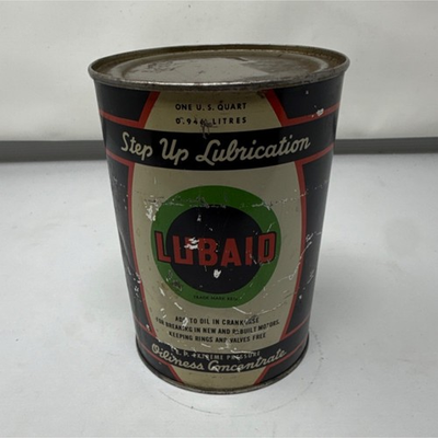 #ad #ad Lubaid Step Up Lubrication Oil Can 1 Quart Milwaukee Wisconsin Gas amp; Oil Theme $160.00