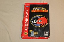 Sonic  Knuckles Sega Genesis, 1994 w/ BOX AND MANUAL