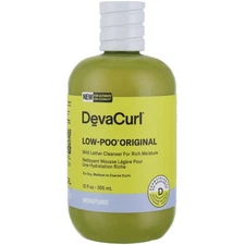 3 Pack DevaCurl Low-Poo Original Moisture Hair Cleanser, 12 fl oz