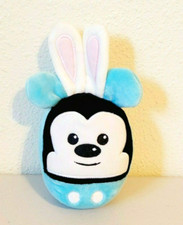 Hallmark Disney FluffBalls Easter Bunny Mickey Mouse Blue Egg Plush 7"
