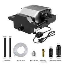 16W 30L/Min Air Assist Pump Compressor Adjustable Speed For Engraving Machine