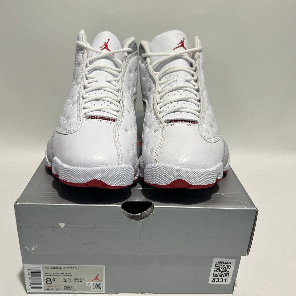 Nike Air Jordan 13 Retro Wolf Grey 414571-160 Men's 8.5 New | eBay