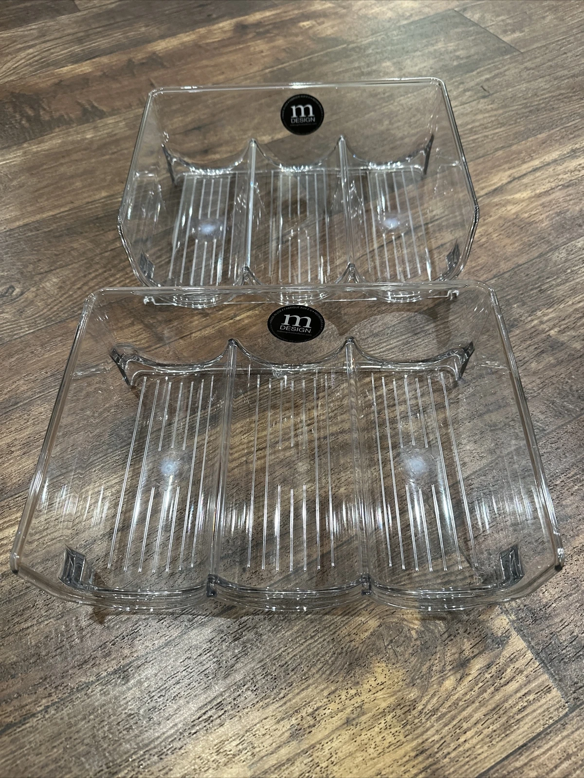 mDesign Water Bottle Storage Organizer Rack - Thumbnail 2