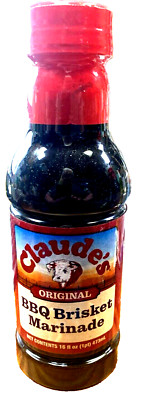Claude's BBQ Brisket Marinade Sauce 16oz  Meat Seasoning Steak Roast