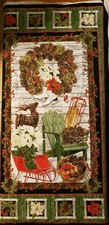 CHRISTMAS PANEL COTTON 23" x 42" BRAND NEW ON SALE