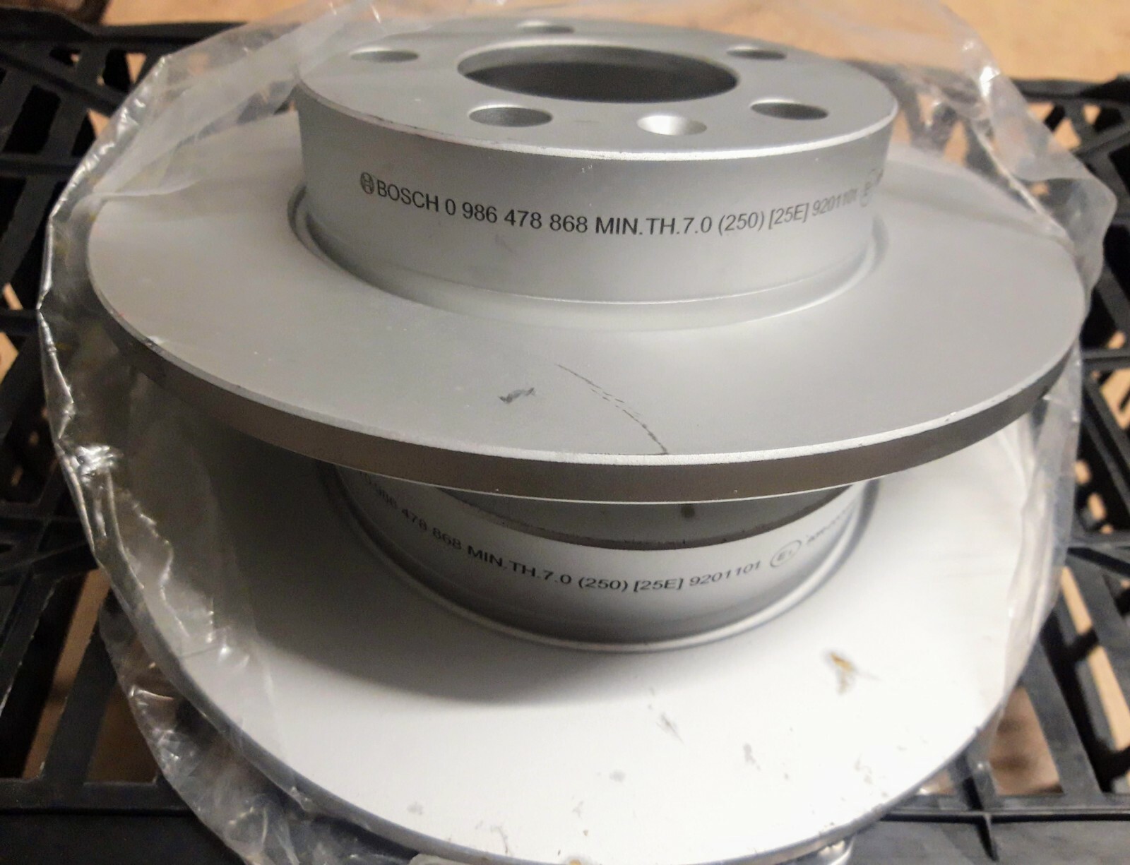 2 disques de frein avant BOSCH 0 986 478 868 pour remplacement système de freinage SEAT VW