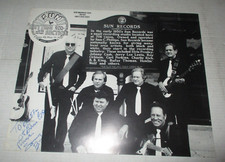 Sonny Burgess Signed Sun Studios Rhythm Section 8" x 10" Photo - Blues Legend