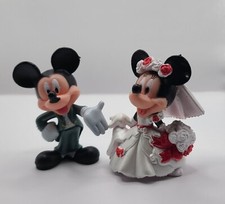 1 Set Disney Micky & Minnie Maus Hochzeit Figuren für Torte oder Deko
