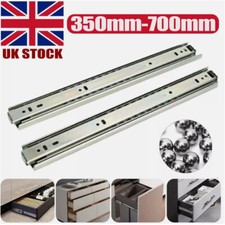 Heavy Duty Ball Bearing Drawer Runners 45Kg- Full Extension 250mm-700mm Long