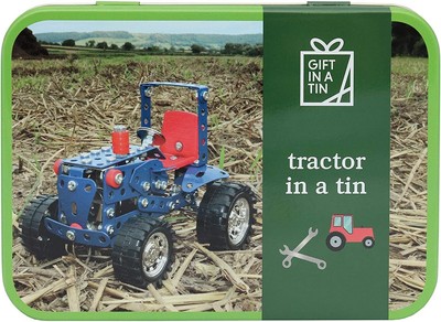 Äpfel an Birnen bauen Traktor selber bauen in der Dose