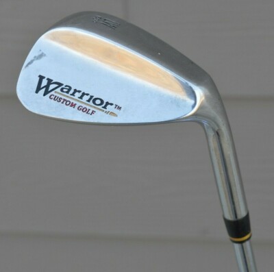 Warrior Chrome Blade 60* Lob Wedge Golf Club Men's RH Tour Steel Shaft 35  3/4
