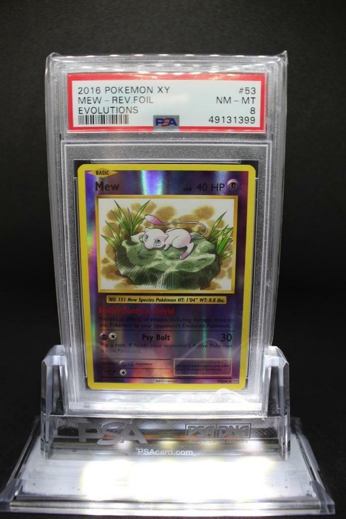 mew♡ Mew Pokemon TCG 53/108 Holo Evolutions XY Mint | eBay