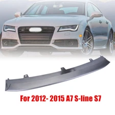 For 2012 2013 2014 2015 Audi A7 Front Bumper Lower Spoiler Valance Molding Strip