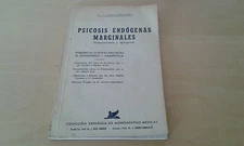 Used - Endogenous Psychoses - Dr. J. Solé Sagarra - Item For Collectors