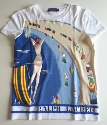 New T-shirt Ralph Lauren Purple Label XS Limited Edition ''Riviera Italia''