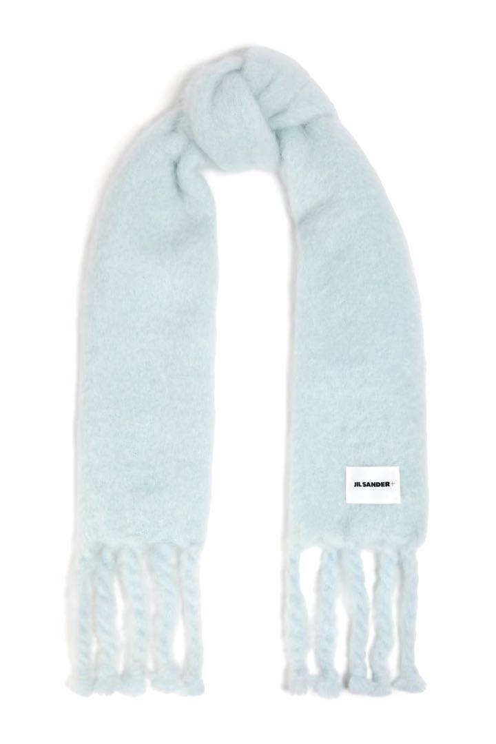 Jil Sander Muffler Sky Blue Women Scarf Accessory Original