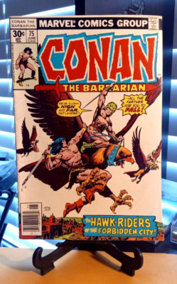 Conan The Barbarian #75 Marvel Comic Book 1977 Hawk-Riders of the ...