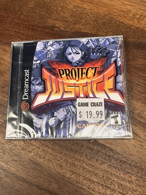 Project Justice Sega Dreamcast Factory Sealed New