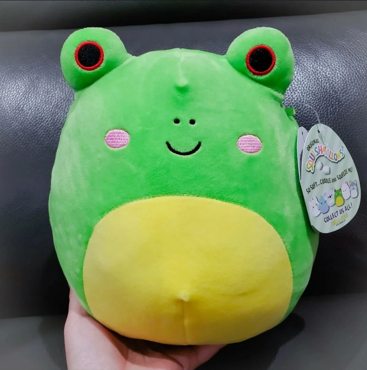 RARE Squishmallow Wendy Green frog 8 AUTHENTIC Kellytoy Plush Holiday gift