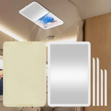 RV Vent Insulator & Camper Shower Skylight Cover w Reflective Surface Waterproof
