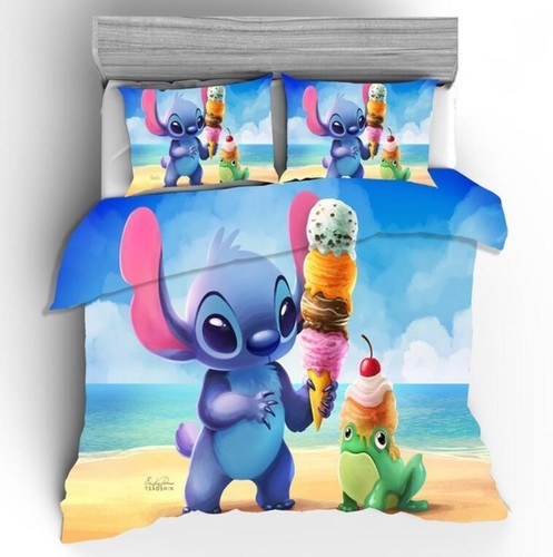 Lilo Stitch Kinder Bettwäsche Set Kissenbezüge 80x80 Anpassbar Bettbezug 135x200 - Bild 40 von 41