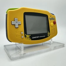 Nintendo Game Boy Advance Custom Clear Acrylic Display Stand W/Heavy Base