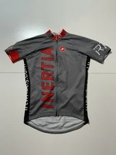 Castelli Inertia Racing Technology IRT Full Zip Cycling S/S Bike Jersey Sz. M