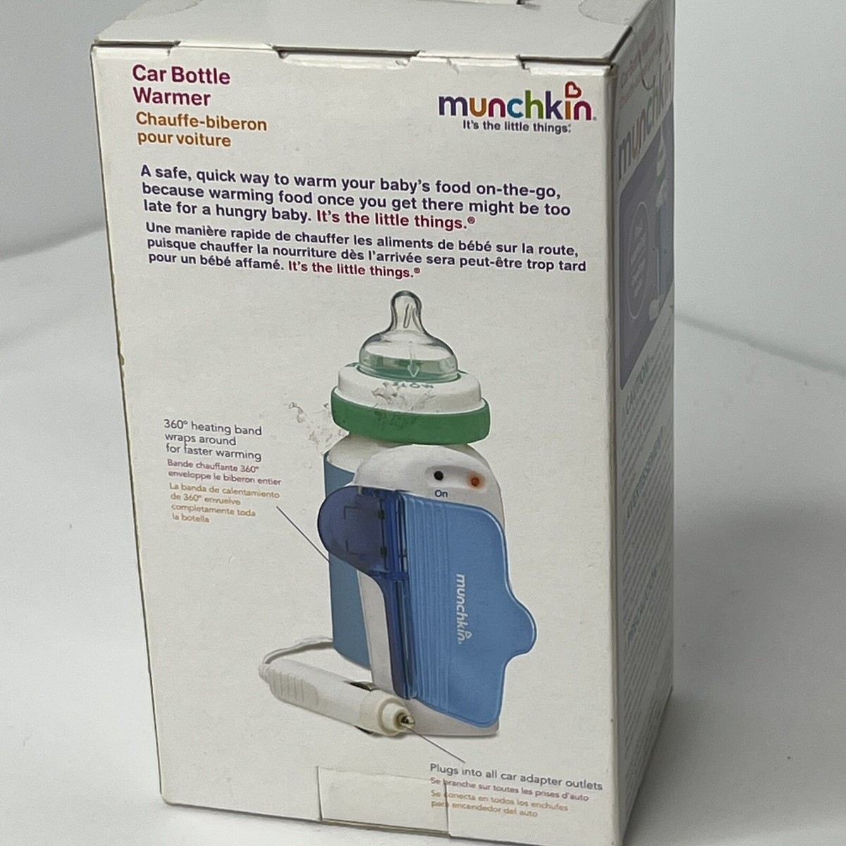 Chauffe Biberon Portatif Munchkin Travel Car Baby Bottle Warmer