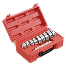 10pc Bearing Race and Seal Driver Set | Automotive Bushing Installer Remover Kit