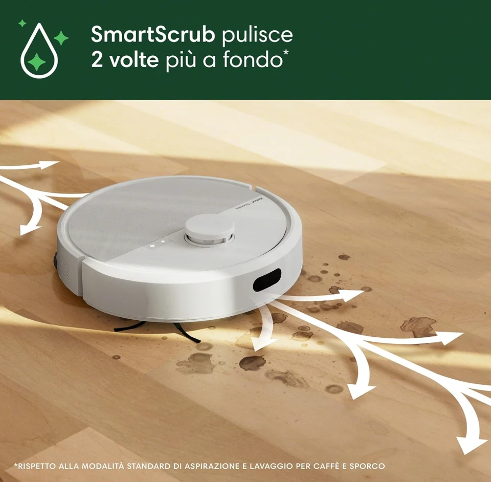 iRobot Roomba plus 405Combo+Stazione AutoWash, Robot Aspirapolvere Lavapavimenti - Immagine 4 di 4