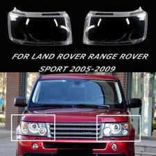 Clear Headlight Lens Headlamp Cover Shell For Land Rover Range Rover Sport 06-09