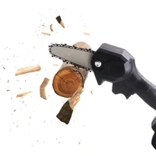 6 Inch Mini Cordless Chainsaw Handheld Electric Chain Saw with Battery & Charger