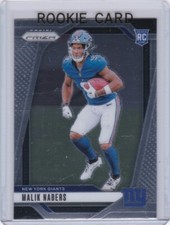 MALIK NABERS ROOKIE CARD New York Giants 2024 PANINI PRIZM Football LSU NFL RC!