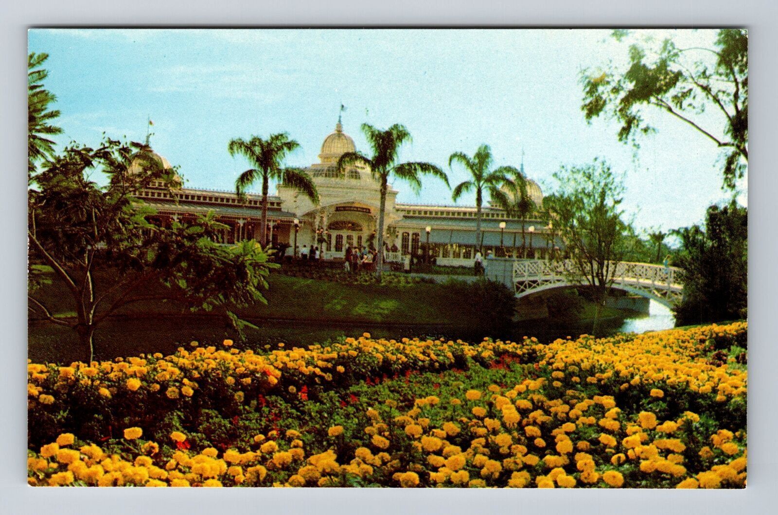 Vintage Walt Disney World Crystal Palace Orlando FL Postcard