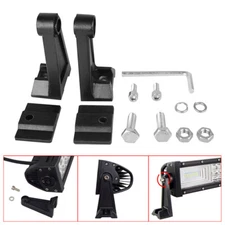 Light Bar Side Mount Base Bracket for LED Work Light Bar Flood Spot Universel