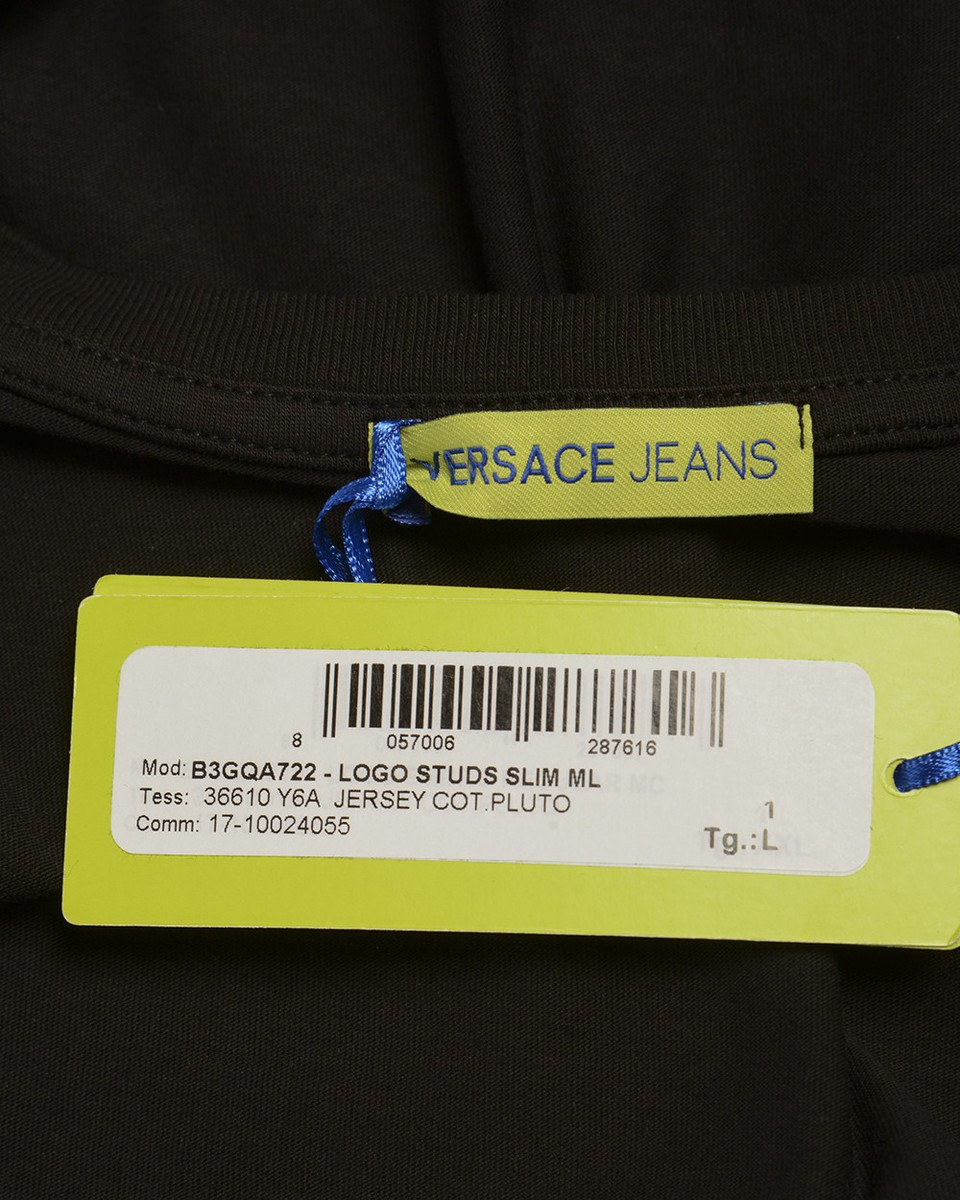 T shirt Maglietta Versace Jeans Sweatshirt SLIM Cotone Uomo T shirt Maglietta Versace Jeans Sweatshirt SLIM Cotone Uomo